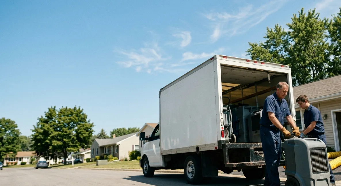 Water Damage Cleanup in Columbiana, OH near me